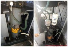常規空壓機保養解決阿特拉斯空壓機漏油故障